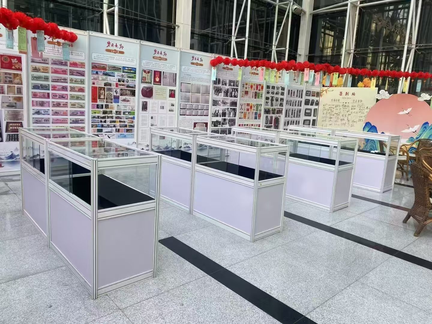 白色展柜租赁
