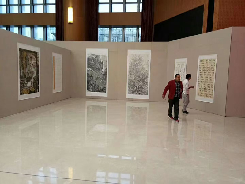 无缝书画展板租赁