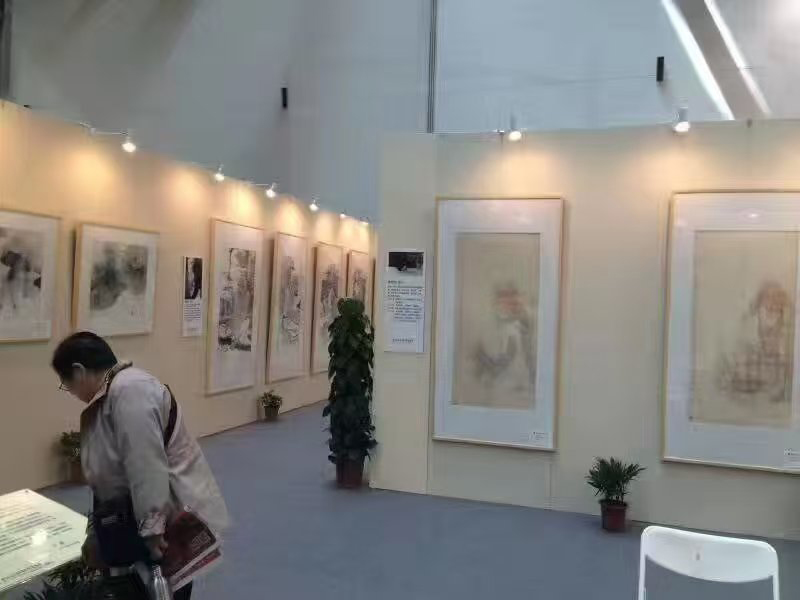 无缝书画展板租赁
