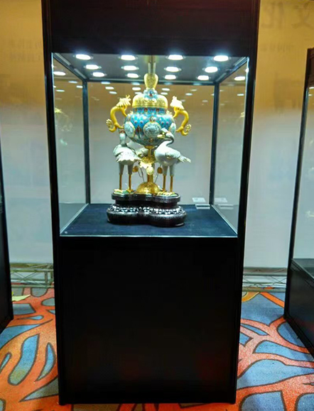 黑色展柜租赁案例